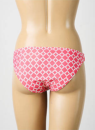 Bas de maillot de bain imprimé fantaisie culotte rose YSABEL MORA femme