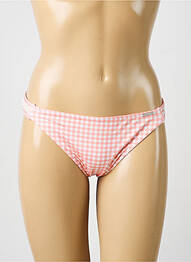 Bas de maillot de bain stretch culotte rose YSABEL MORA femme