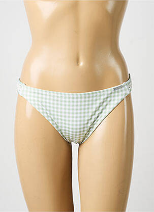 Bas de maillot de bain stretch culotte vert YSABEL MORA femme