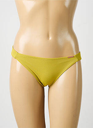 Bas de maillot de bain stretch culotte vert YSABEL MORA femme