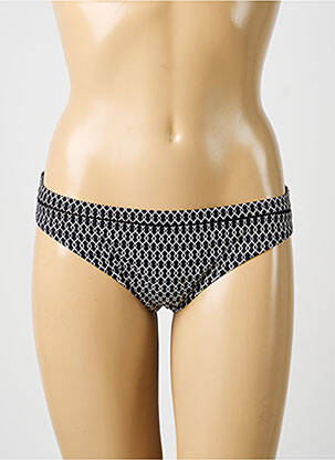 Bas de maillot de bain imprimé fantaisie culotte noir OLYMPIA femme