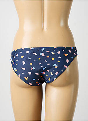 Bas de maillot de bain imprimé fantaisie culotte bleu YSABEL MORA femme
