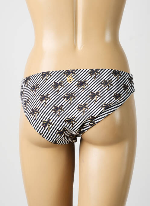 Bas de maillot de bain imprimé fantaisie culotte noir OLYMPIA femme