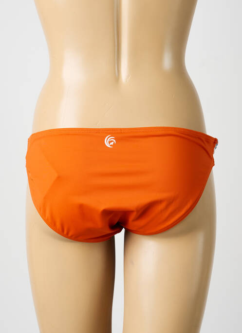 Bas de maillot de bain stretch culotte orange OLYMPIA femme