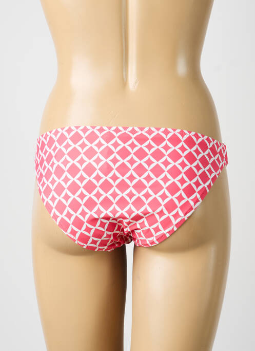 Bas de maillot de bain imprimé fantaisie culotte rose YSABEL MORA femme