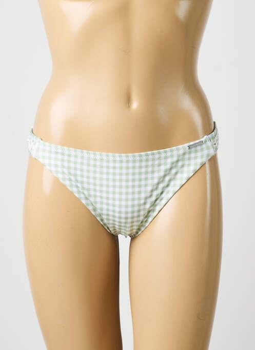 Bas de maillot de bain stretch culotte vert YSABEL MORA femme