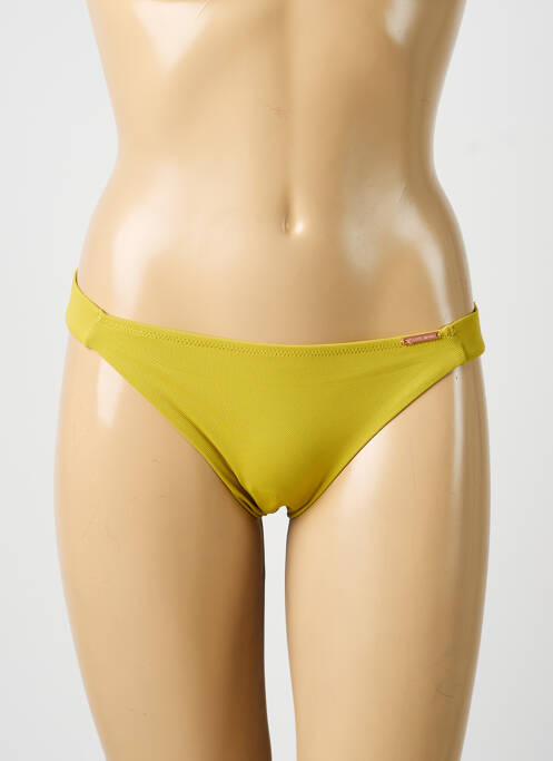 Bas de maillot de bain stretch culotte vert YSABEL MORA femme