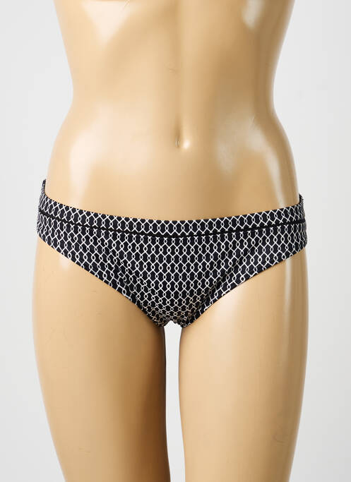 Bas de maillot de bain imprimé fantaisie culotte noir OLYMPIA femme
