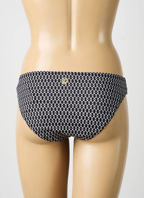 Bas de maillot de bain imprimé fantaisie culotte noir OLYMPIA femme
