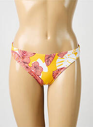 Bas de maillot de bain imprimé fantaisie culotte jaune OLYMPIA femme
