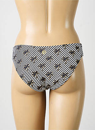 Bas de maillot de bain imprimé fantaisie culotte noir OLYMPIA femme