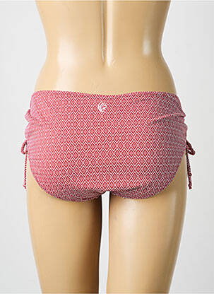 Bas de maillot de bain imprimé fantaisie culotte rouge OLYMPIA femme