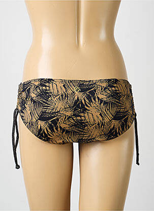 Bas de maillot de bain imprimé fantaisie culotte noir OLYMPIA femme