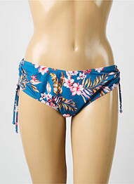Bas de maillot de bain imprimé fantaisie culotte bleu OLYMPIA femme