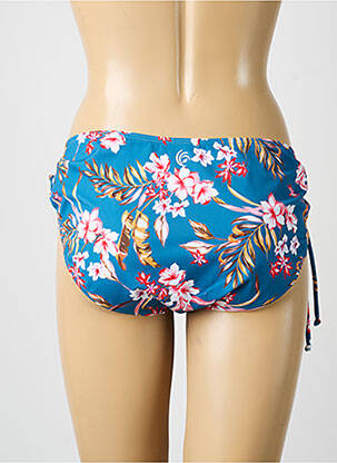 Bas de maillot de bain imprimé fantaisie culotte bleu OLYMPIA femme