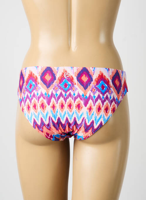 Bas de maillot de bain imprimé fantaisie culotte violet OLYMPIA femme