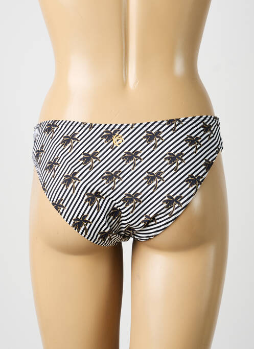 Bas de maillot de bain imprimé fantaisie culotte noir OLYMPIA femme