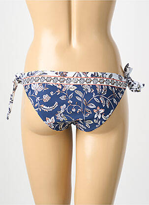 Bas de maillot de bain imprimé fantaisie bikini bleu OLYMPIA femme