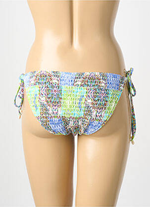 Bas de maillot de bain imprimé fleurs bikini vert OPERA femme