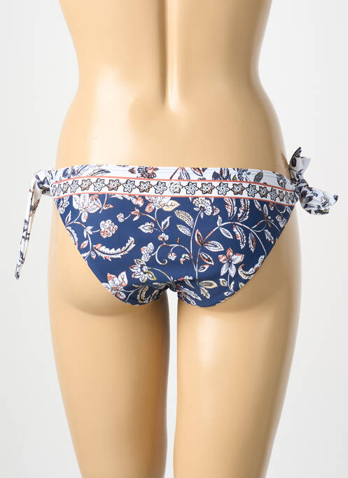 Bas de maillot de bain imprimé fantaisie bikini bleu OLYMPIA femme