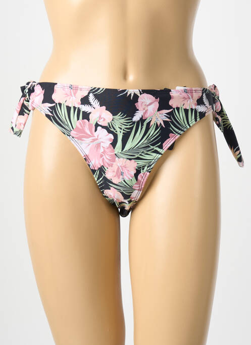 Bas de maillot de bain imprimé fleurs bikini rose SASSA femme