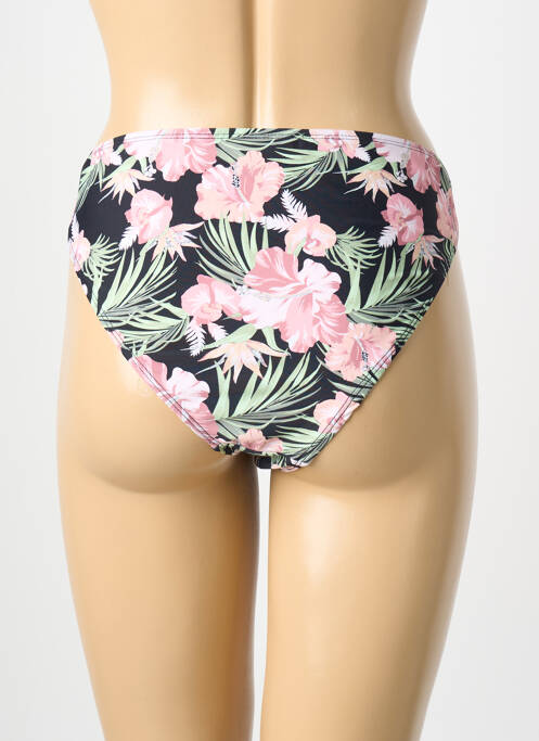 Bas de maillot de bain imprimé fleurs bikini rose SASSA femme