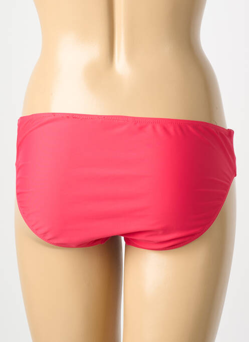Bas de maillot de bain tissage satiné culotte rose SASSA femme