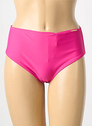 Bas de maillot de bain stretch culotte rose YSABEL MORA femme