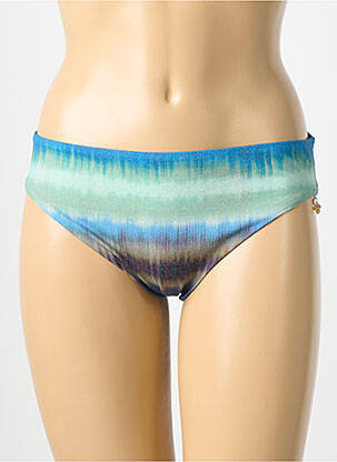 Bas de maillot de bain imprimé fantaisie culotte vert OPERA femme