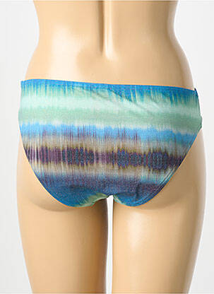 Bas de maillot de bain imprimé fantaisie culotte vert OPERA femme