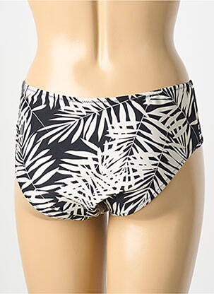 Bas de maillot de bain imprimé fantaisie culotte noir ADMAS femme