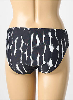 Bas de maillot de bain imprimé fantaisie culotte noir YSABEL MORA femme