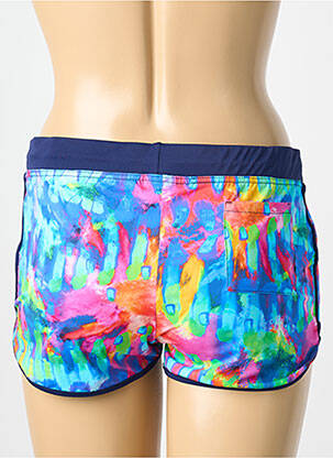 Bas de maillot de bain imprimé fantaisie short bleu O'SALEE femme