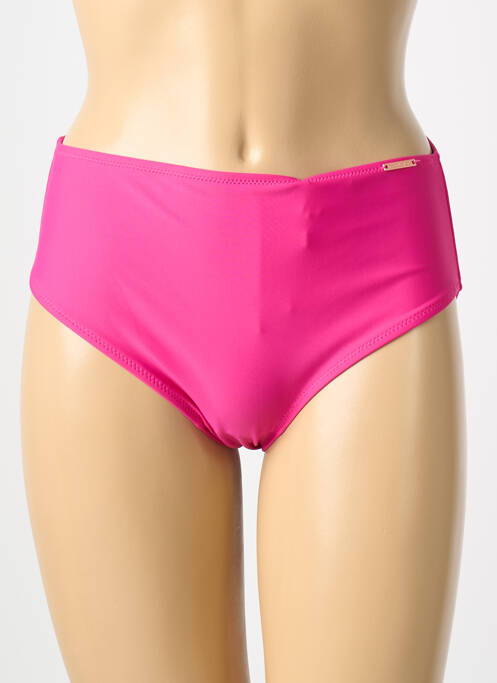 Bas de maillot de bain stretch culotte rose YSABEL MORA femme