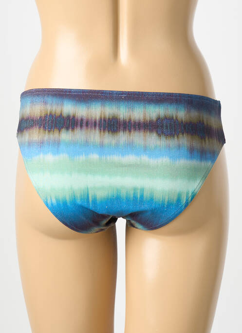 Bas de maillot de bain imprimé fantaisie culotte bleu OPERA femme
