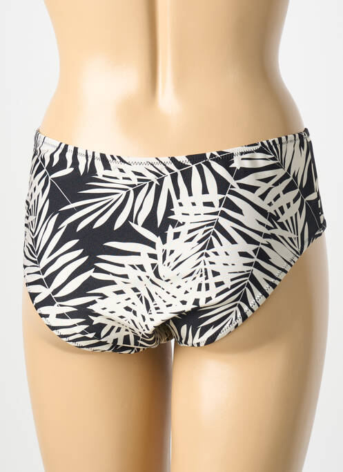 Bas de maillot de bain imprimé fantaisie culotte noir ADMAS femme
