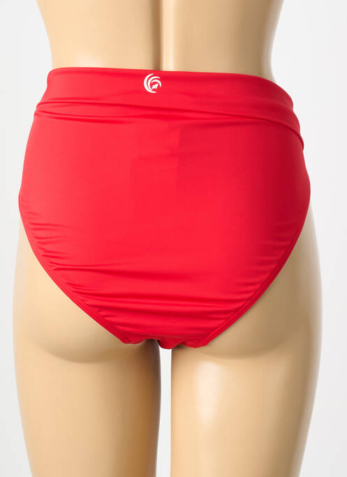 Bas de maillot de bain stretch culotte rouge OLYMPIA femme