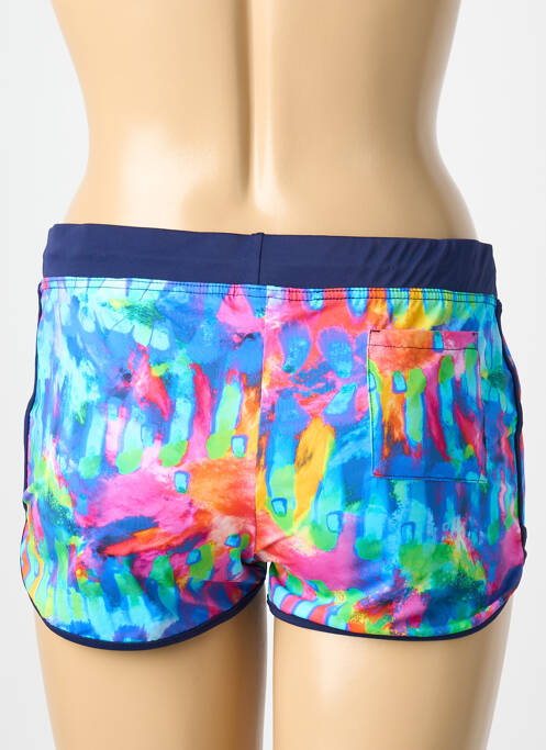 Bas de maillot de bain imprimé fantaisie short bleu O'SALEE femme