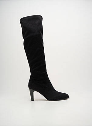 Bottes bout rond talon de 7 à 9cm noir ADIGE femme