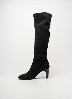 Bottes bout rond talon de 7 à 9cm noir ADIGE femme