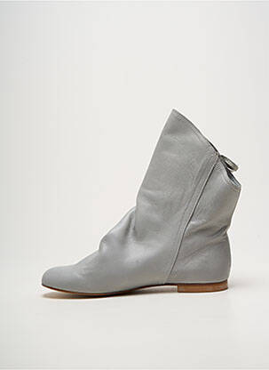 Bottines/boots bout rond talon plat jusqu'à 3cm gris TATOOSH femme