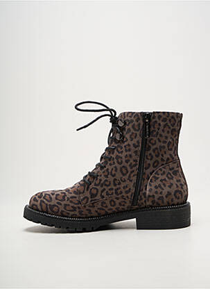 Bottines/boots talon bas talon plat jusqu'à 3cm marron CARMELA femme