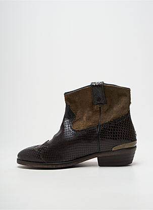 Bottines/boots cubain talon plat jusqu'à 3cm marron CATARINA MARTINS femme