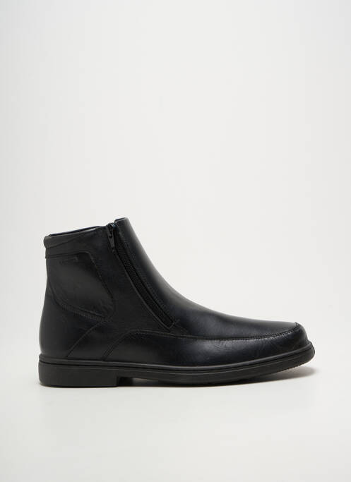 Bottines/boots fermeture zippée talon bas noir SLEDGERS homme