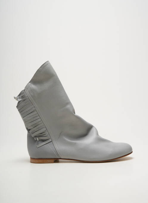 Bottines/boots bout rond talon plat jusqu'à 3cm gris TATOOSH femme