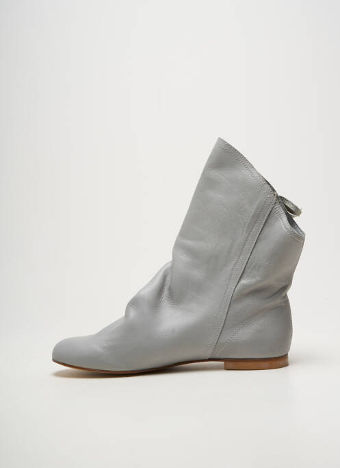 Bottines/boots bout rond talon plat jusqu'à 3cm gris TATOOSH femme