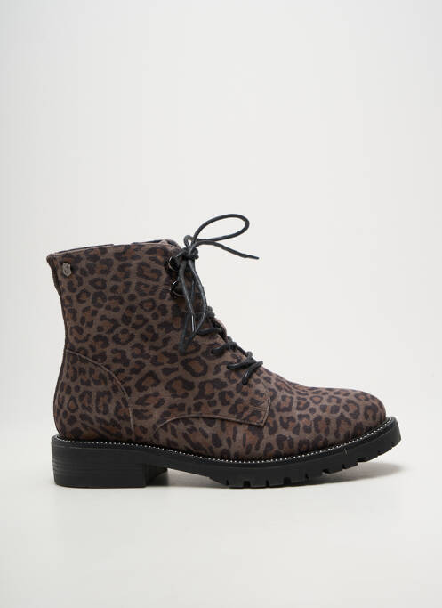 Bottines/boots talon bas talon plat jusqu'à 3cm marron CARMELA femme