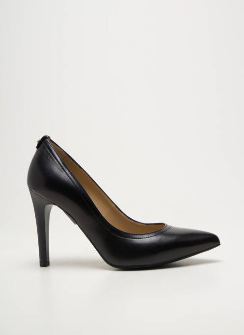 Escarpins matière lisse talon de 7 à 9cm noir NERO GIARDINI femme