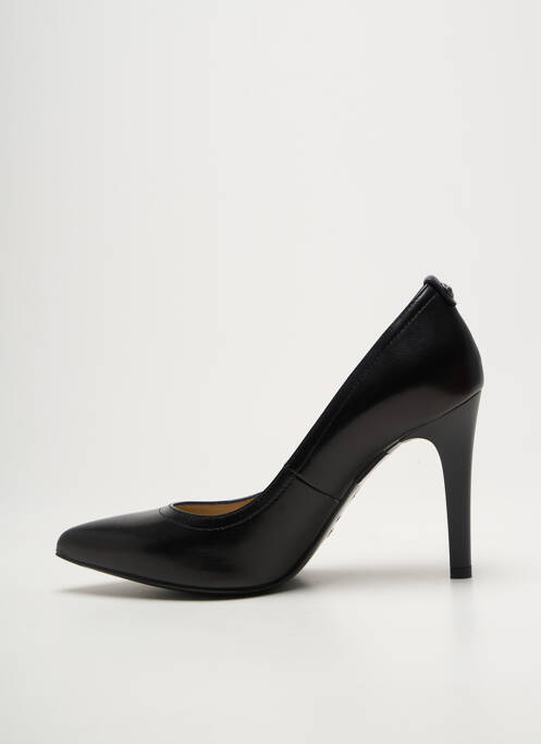Escarpins matière lisse talon de 7 à 9cm noir NERO GIARDINI femme
