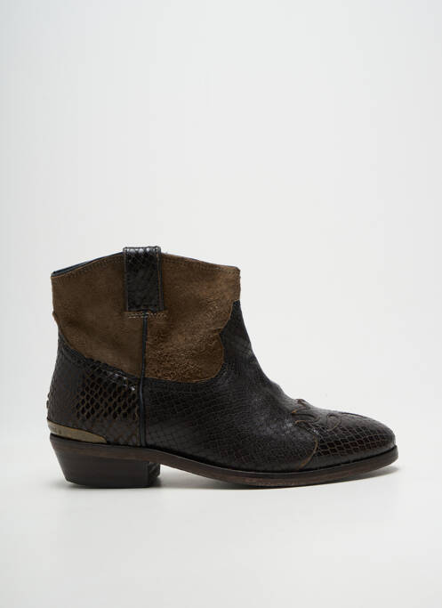 Bottines/boots cubain talon plat jusqu'à 3cm marron CATARINA MARTINS femme
